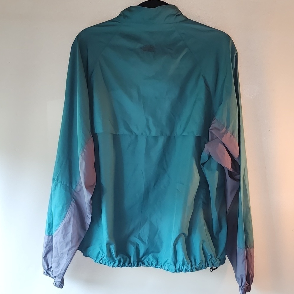 The Northface original Windbreaker Men's Medium Vintage Pullover Half Zip Green - Picture 8 of 10